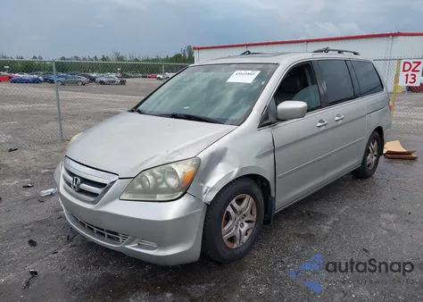 2006 Honda Odyssey Ex-L z USA, uszkodzony, nr VIN 5FNRL38756B428237
